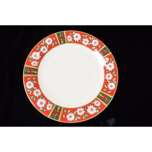 CHARLTON HALL KOBE CLASSIC TRADITIONS JAPAN Dinner Plate 10 5/8" Christmas Set